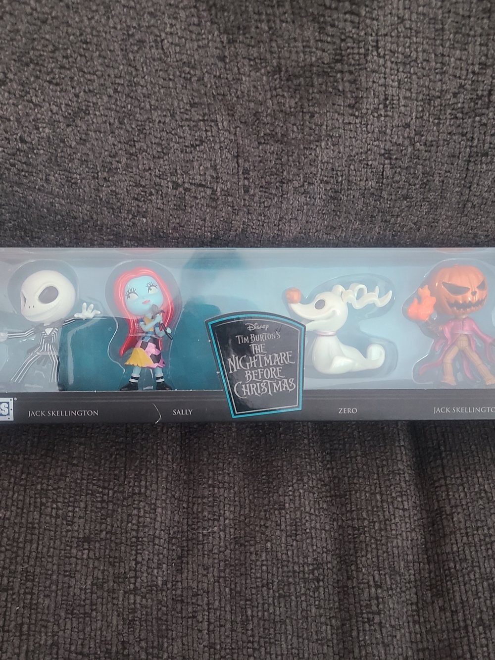 Disney The Nightmare Before Christmas Teal and Black Boxed Figures.